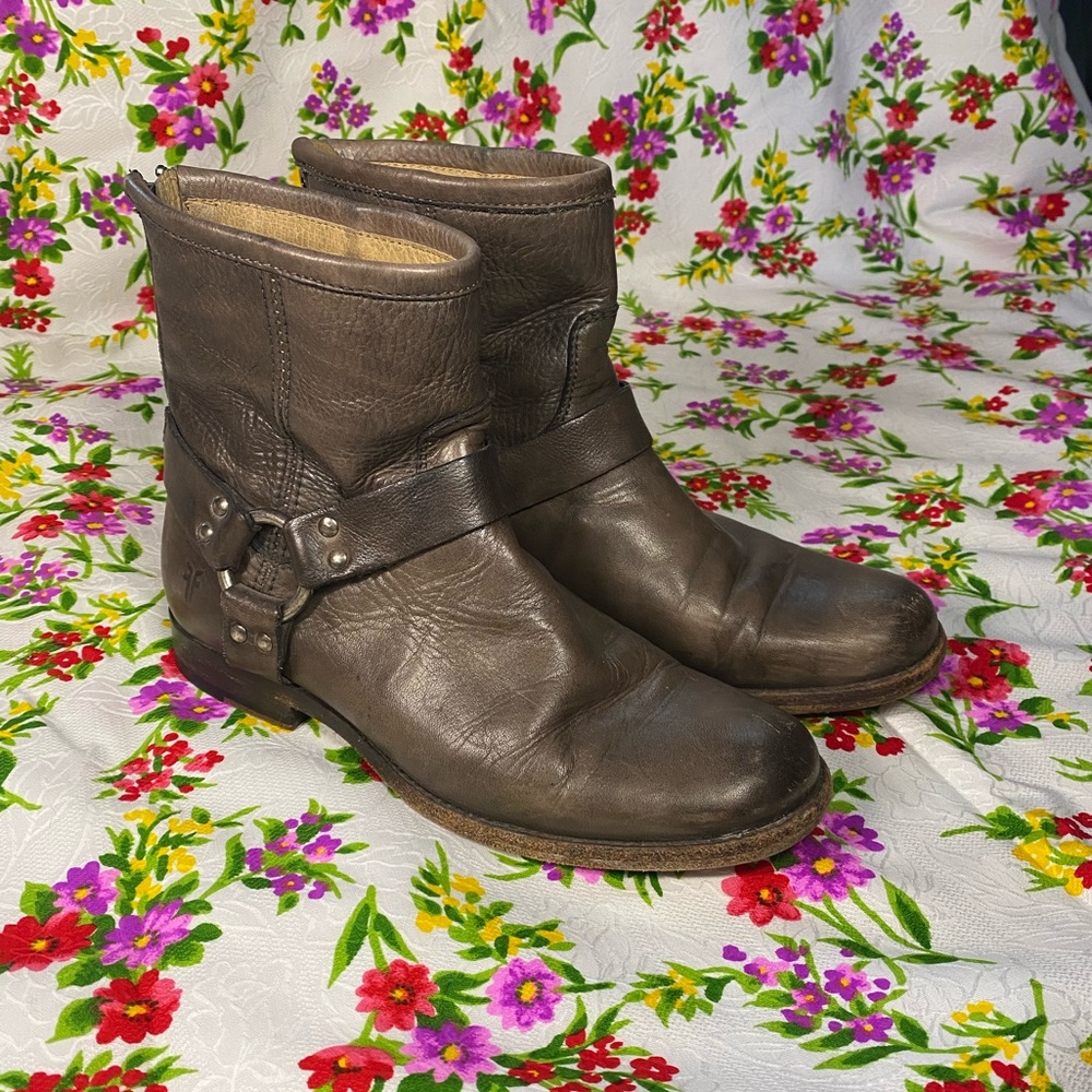 Frye Phillip Harness Short Boot